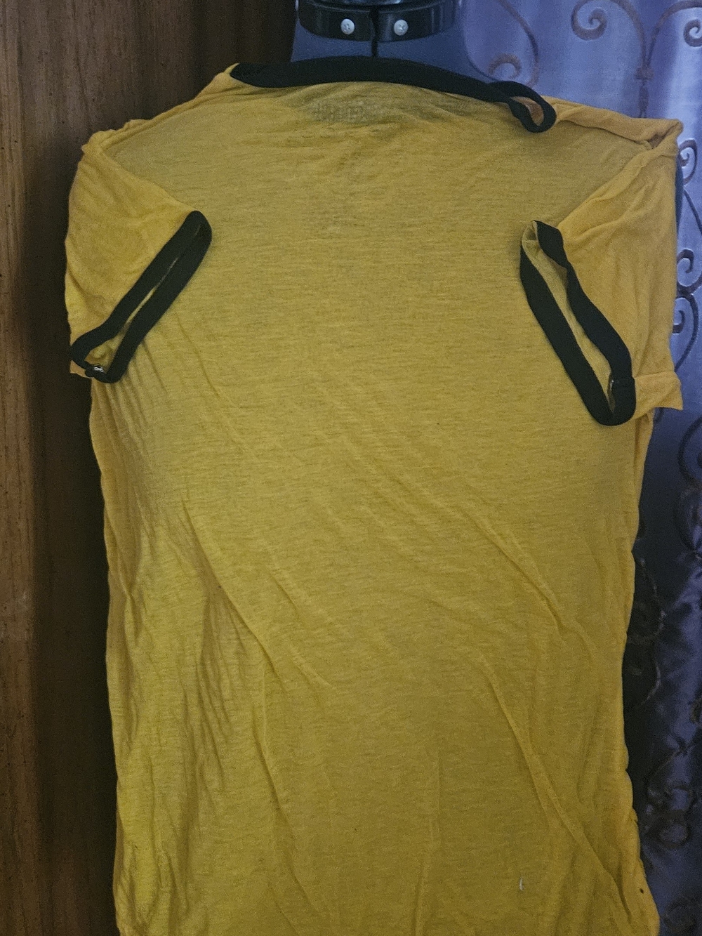 Led Zeppelin Yellow Graphic Ringer Tee - Picture 2 of 3